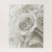 Puzzle Fleurs | Roses blanches (Vertical)
