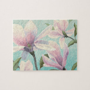 Puzzle Fleurs roses des sud