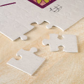 Puzzle Fleurs roses, rêves et style Art Nouveau magique (Côté)