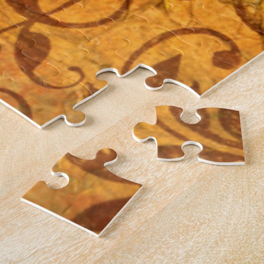 Puzzle Fleurs rouges I (Côté)