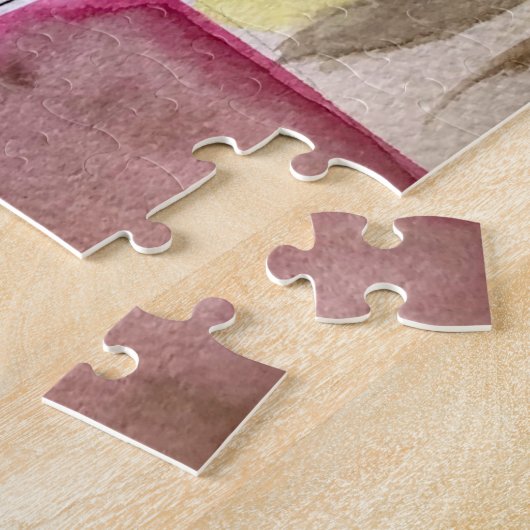 Puzzle Fleurs sauvages dans un vase art abstrait (Côté)