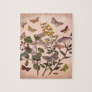 Puzzle Fleurs sauvages d'illustrations florales Vintages