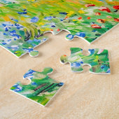 Puzzle Fleurs sauvages par la falaise impressionniste du (Côté)
