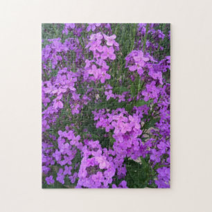 Puzzle Fleurs sauvages violets