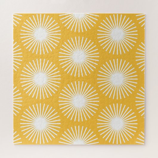 Puzzle Fleurs simples : design sans couture scandinave. (Horizontal)