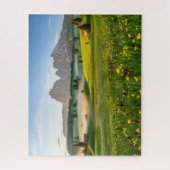 Puzzle Fleurs | Spring Alpe di Siusi Langkofel (Vertical)
