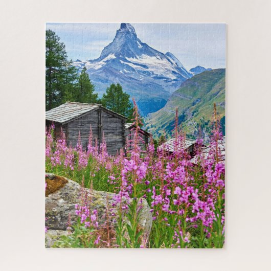 Puzzle Fleurs | Summer Matterhorn Suisse (Vertical)