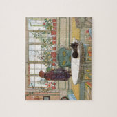 Puzzle Fleurs sur le rebord de la fenêtre par Carl Larsso (Vertical)