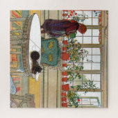 Puzzle Fleurs sur le rebord de la fenêtre par Carl Larsso (Horizontal)