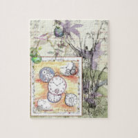 Fleurs Temps Vintage Pocket Watch Dessin