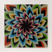 PUZZLE FLEURS TOURBILLON COLORÉES (Horizontal)