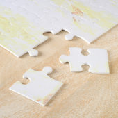 Puzzle Fleurs tropicales du léopard des neiges animal haw (Côté)