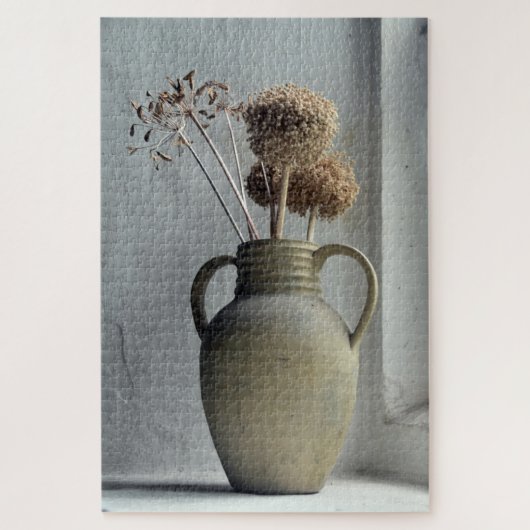 Puzzle Fleurs | Vase de fleurs séchées (Vertical)