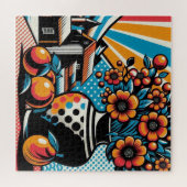 Puzzle Fleurs Vibrantes (Horizontal)