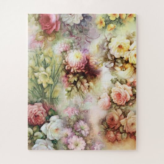 Puzzle Fleurs vintages (Vertical)