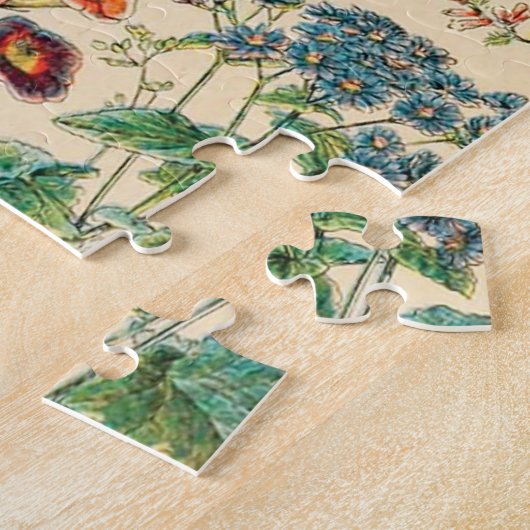 Puzzle Fleurs vintages (Côté)
