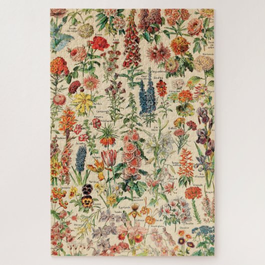 Puzzle Fleurs vintages (Vertical)