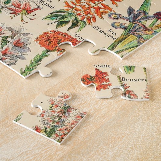 Puzzle Fleurs vintages (Côté)