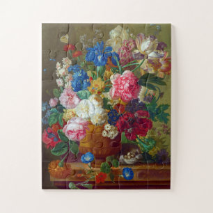 Puzzle Fleurs Vintages colorées Peinture artistique
