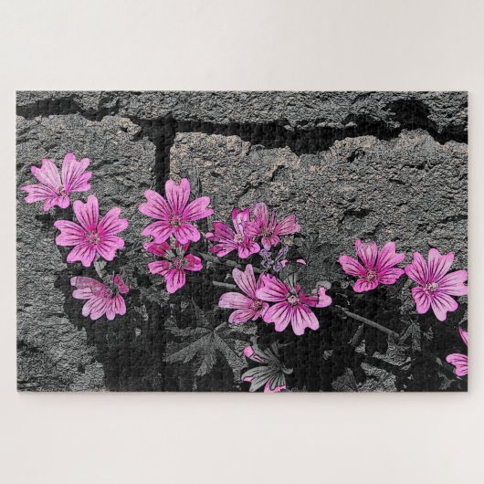 Puzzle Fleurs violettes (Horizontal)