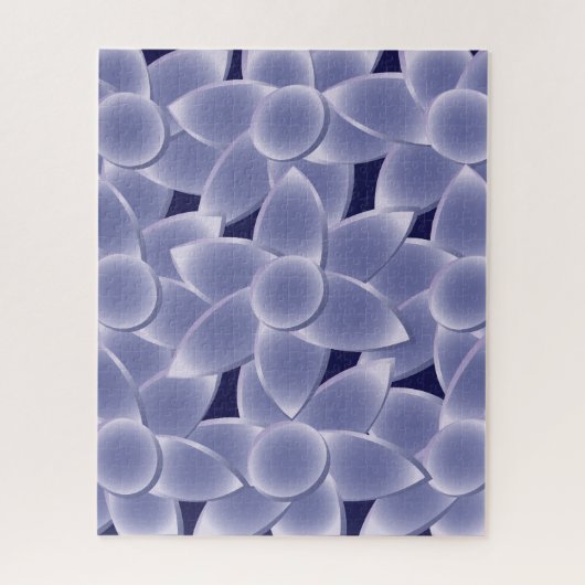 Puzzle Fleurs violettes (Vertical)