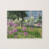 Puzzle Fleurs violettes Columbus Circle NYC New York City (Horizontal)