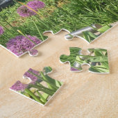 Puzzle Fleurs violettes Columbus Circle NYC New York City (Côté)