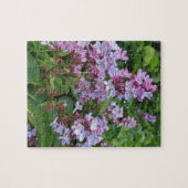 Puzzle Fleurs violettes délicates d'un lilas (Horizontal)