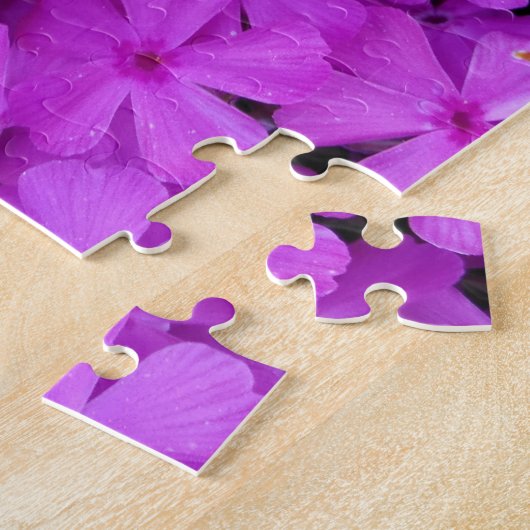 Puzzle Fleurs violettes Phlox (Côté)