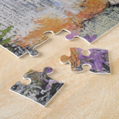 Puzzle Fleurs violettes Renard Rouge mignonnes Médias mix (Côté)