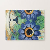 Puzzle Fleurs Yeux Chat De Louis Wain (Horizontal)