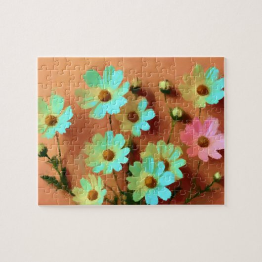 Puzzle Fleurs Zinnia Elegans (Horizontal)