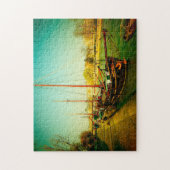 Puzzle Fleuve Seine Paris. (Vertical)