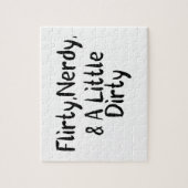 Puzzle Flirty Nerdy & A Little Dirty (Vertical)