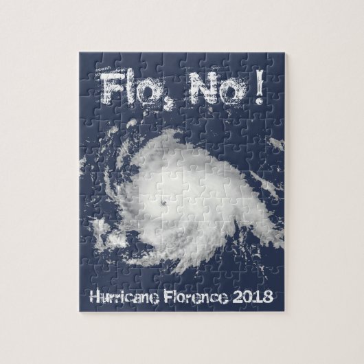 Puzzle Flo, non ! Ouragan Florence 2018 (Vertical)