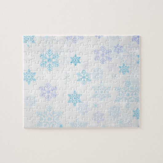 Puzzle Flocon de neige (Horizontal)
