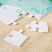 Puzzle Flocon de neige conçu Abstrait sur un (Côté)