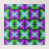 Puzzle Flocons de neige / Cœurs / Greenleaf / Miami / Mir (Horizontal)