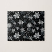 Puzzle Flocons de neige la nuit (Horizontal)