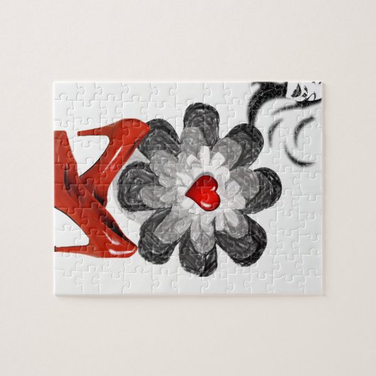 Puzzle floral (Horizontal)