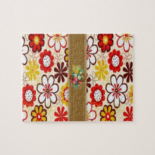 Puzzle floral (Horizontal)