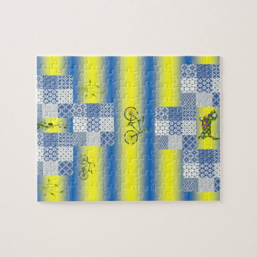 Puzzle floral (Horizontal)