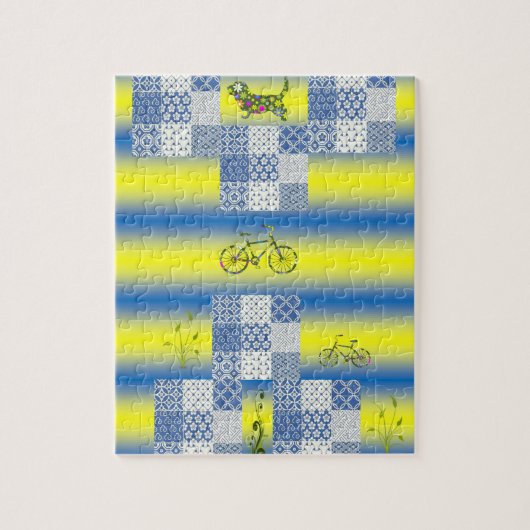 Puzzle floral (Vertical)