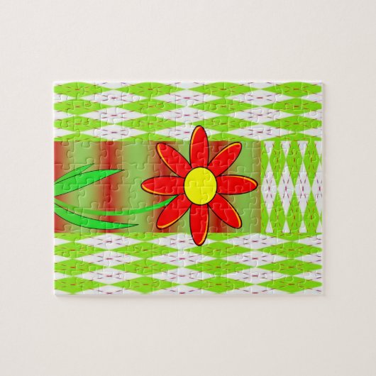 Puzzle floral (Horizontal)