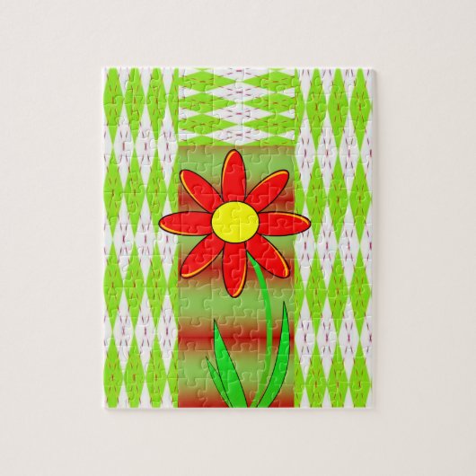 Puzzle floral (Vertical)