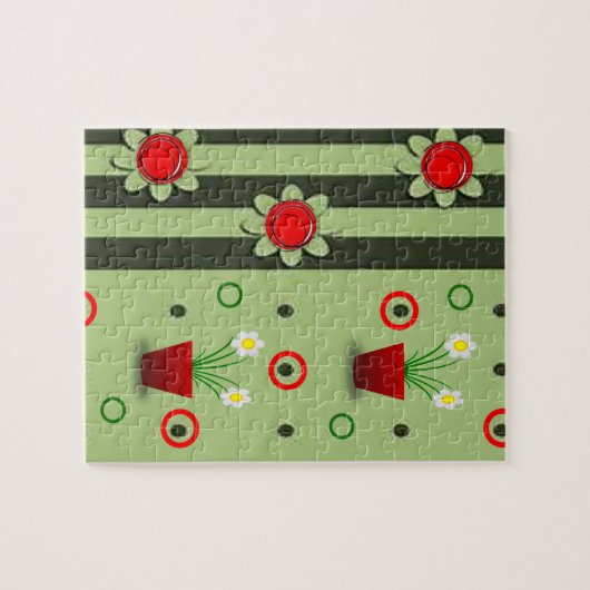 Puzzle floral (Horizontal)