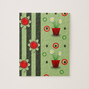 Puzzle floral