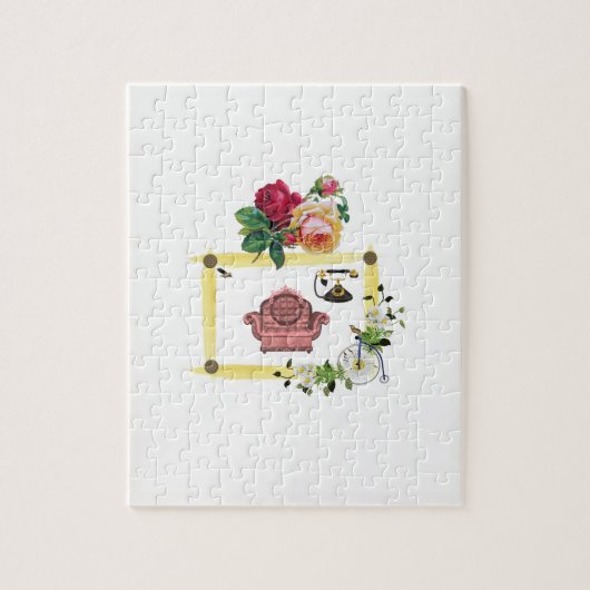 Puzzle floral (Vertical)