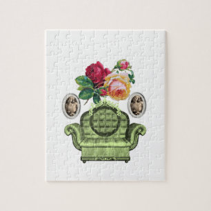 Puzzle floral
