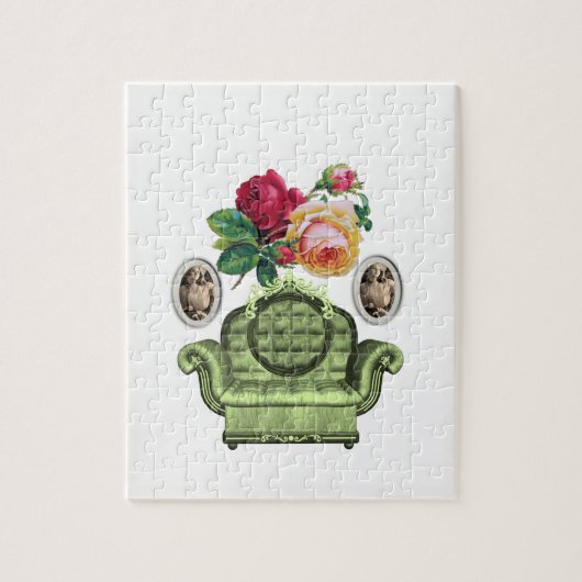 Puzzle floral (Vertical)